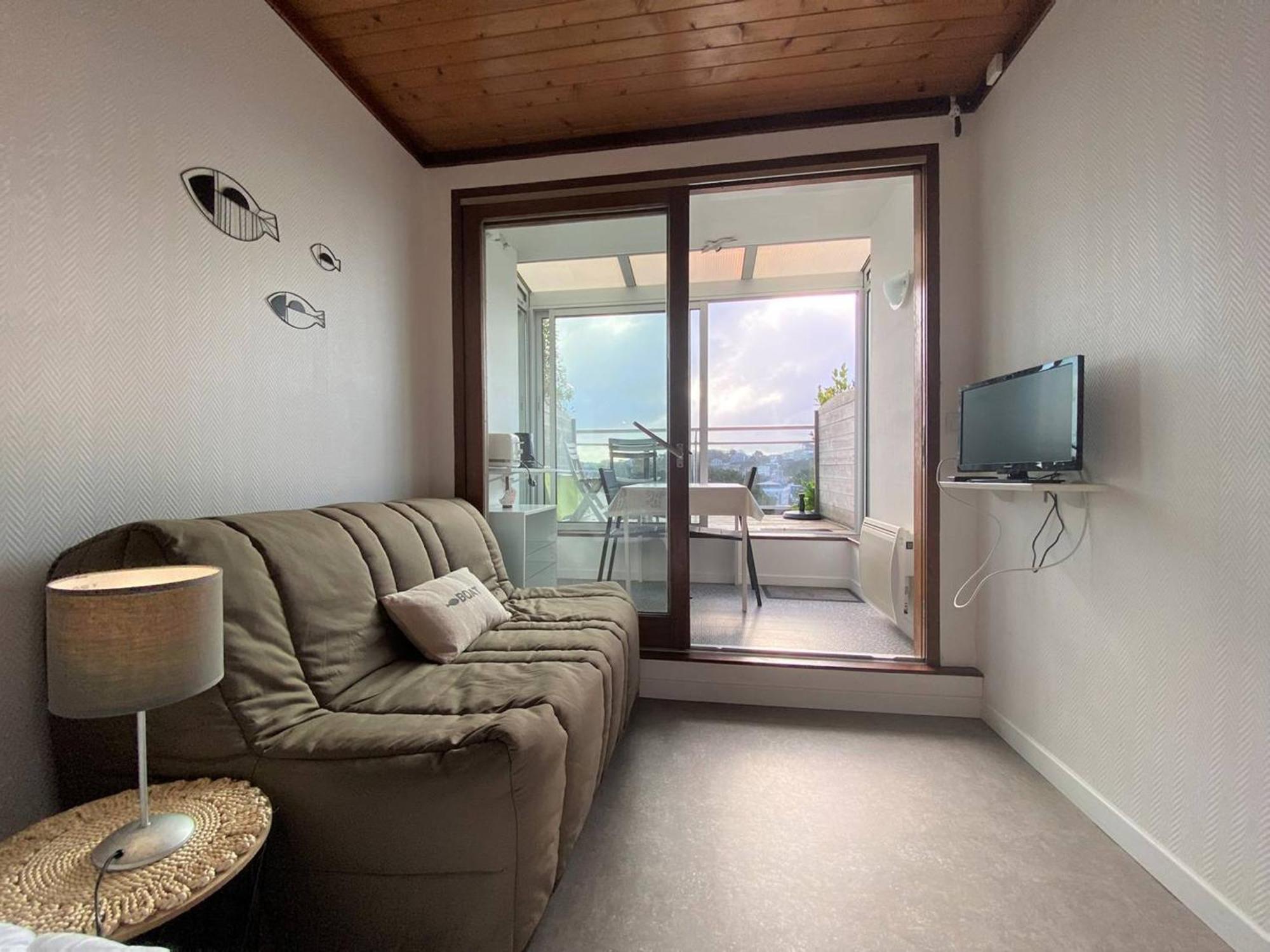 Studio Avec Terrasse Et Loggia A 400M De La Plage A Perros-Guirec - Fr-1-368-381 Bagian luar foto